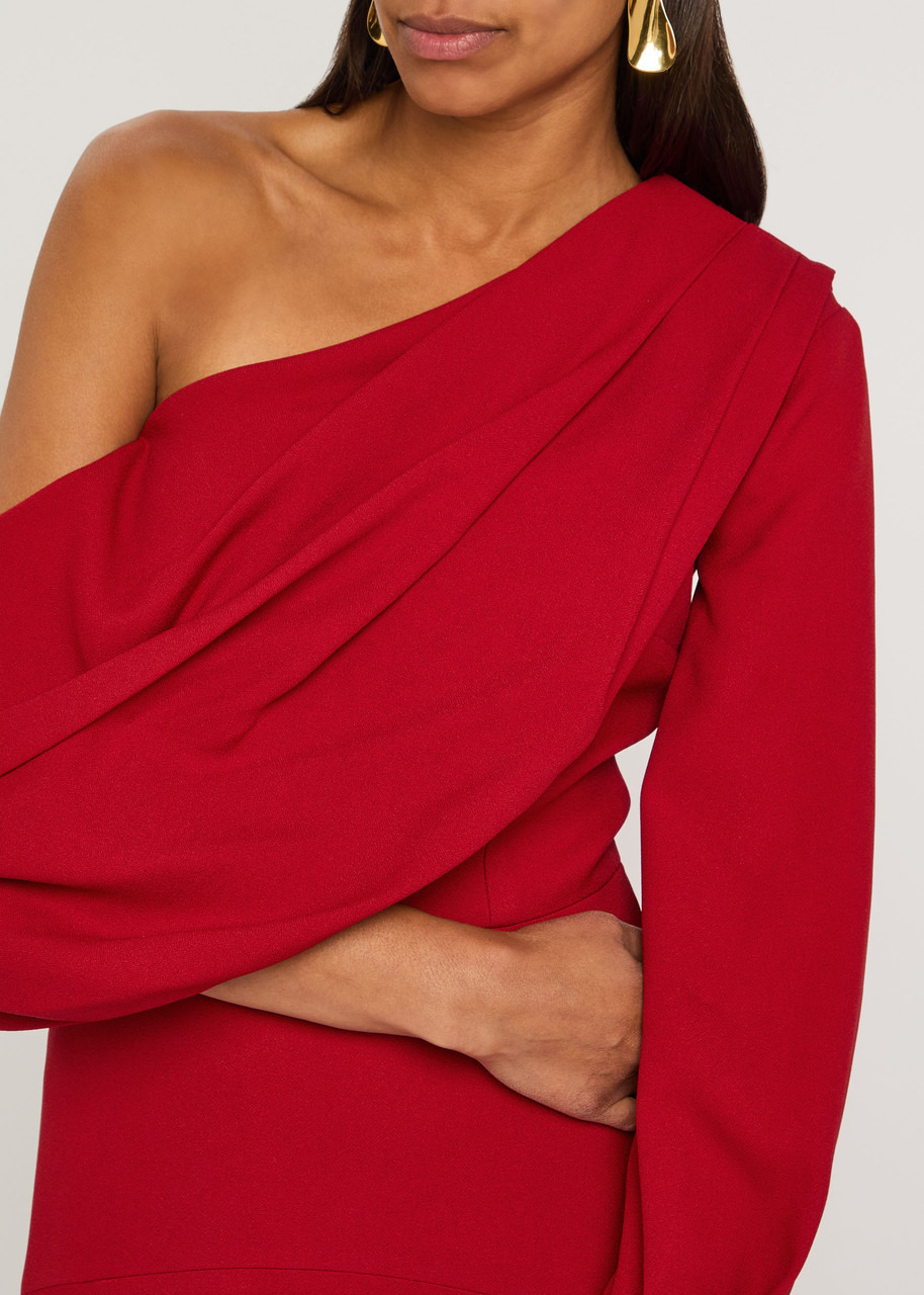 Emilia Wickstead Sehima Draped Crepe Gown - 4