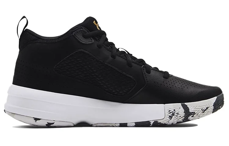 Under Armour Lockdown 5 Mens 11 Black Leather Basketball Shoes 3023949-003 Under Armour Lockdown 5  main image 4