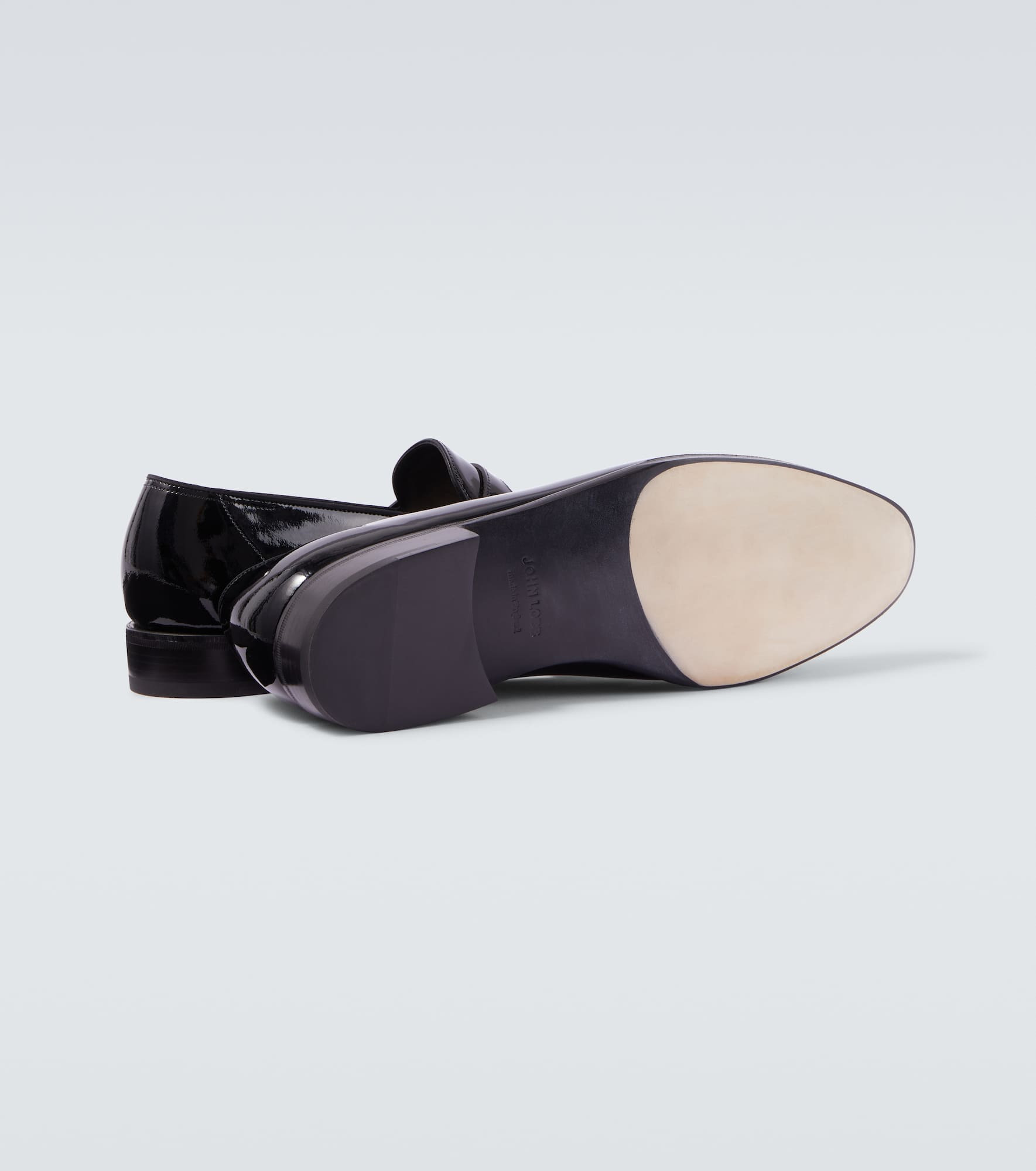 Jamie patent leather penny loafers - 7