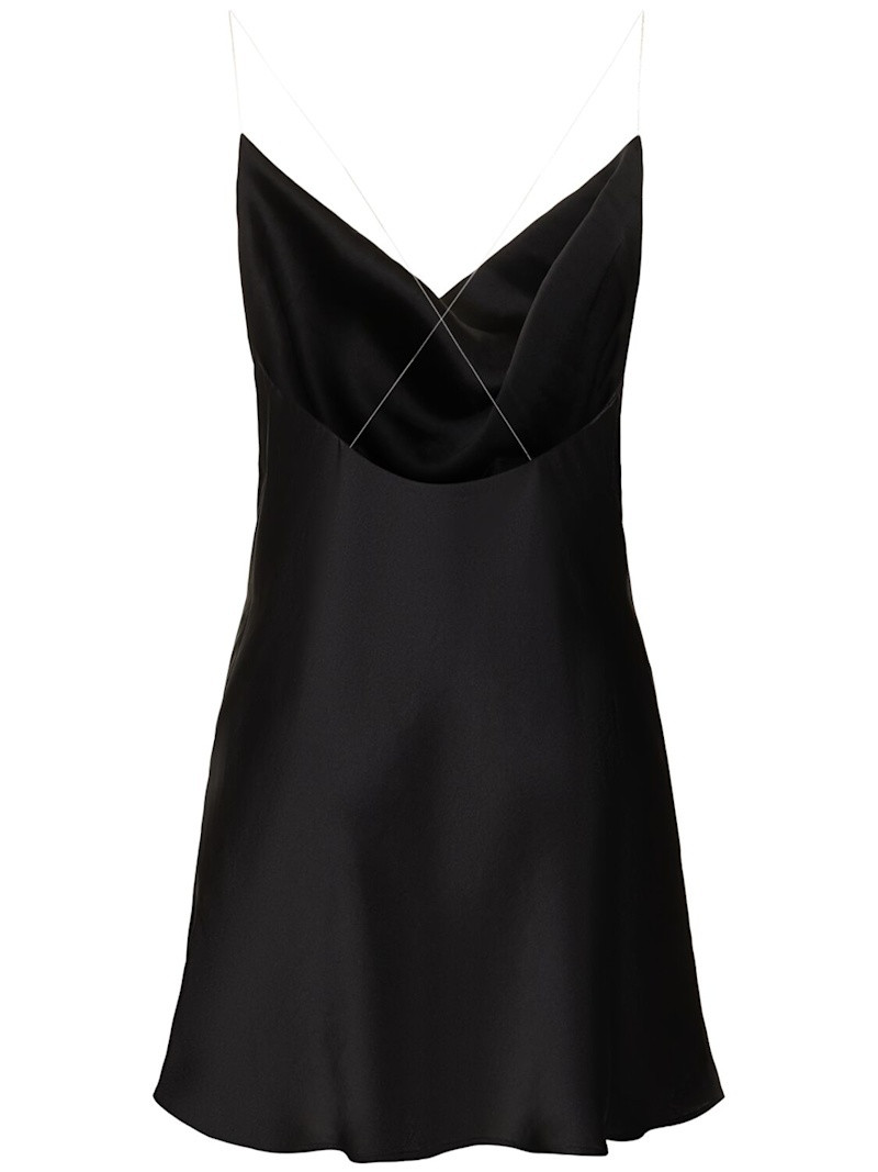 Y/Project Satin invisible strap slip mini dress outlook