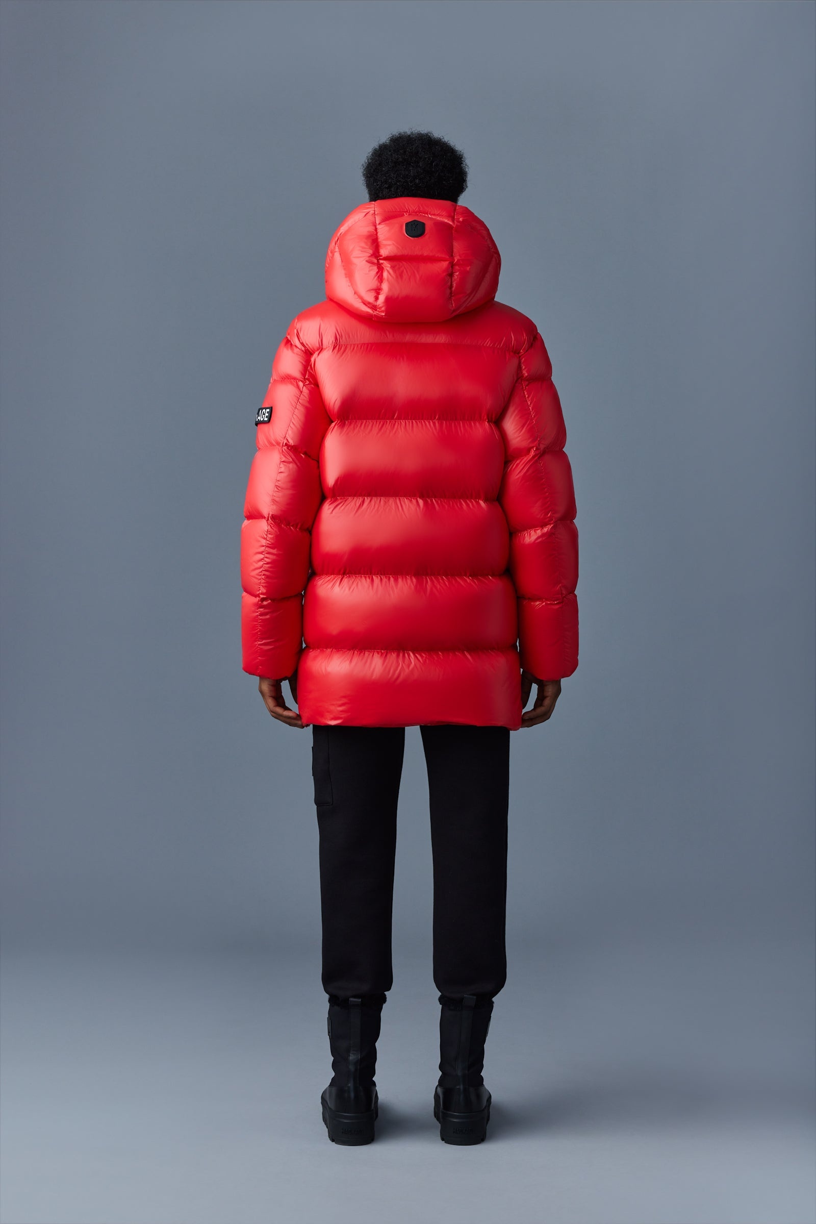 KENDRICK lustrous light down parka with hood - 4