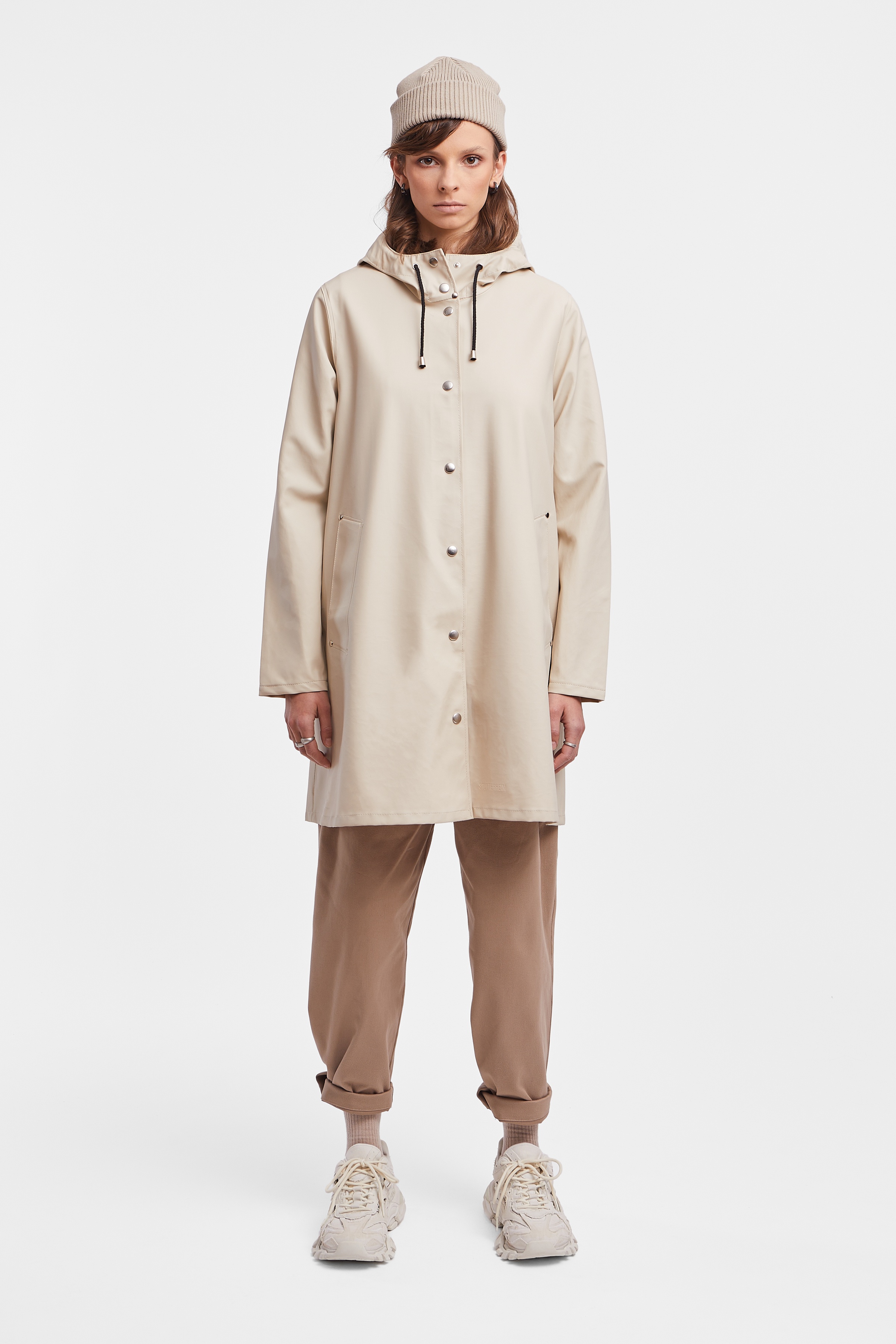 Mosebacke Lightweight Raincoat Oyster - 2
