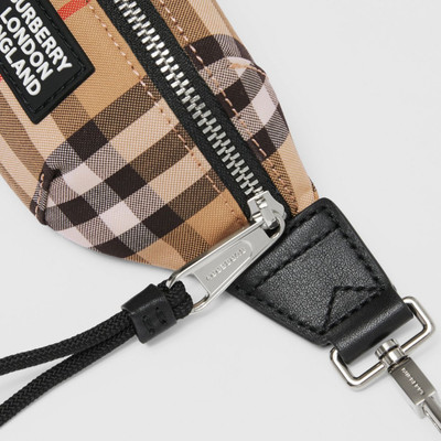 Burberry Vintage Check and Leather Bum Bag Charm outlook