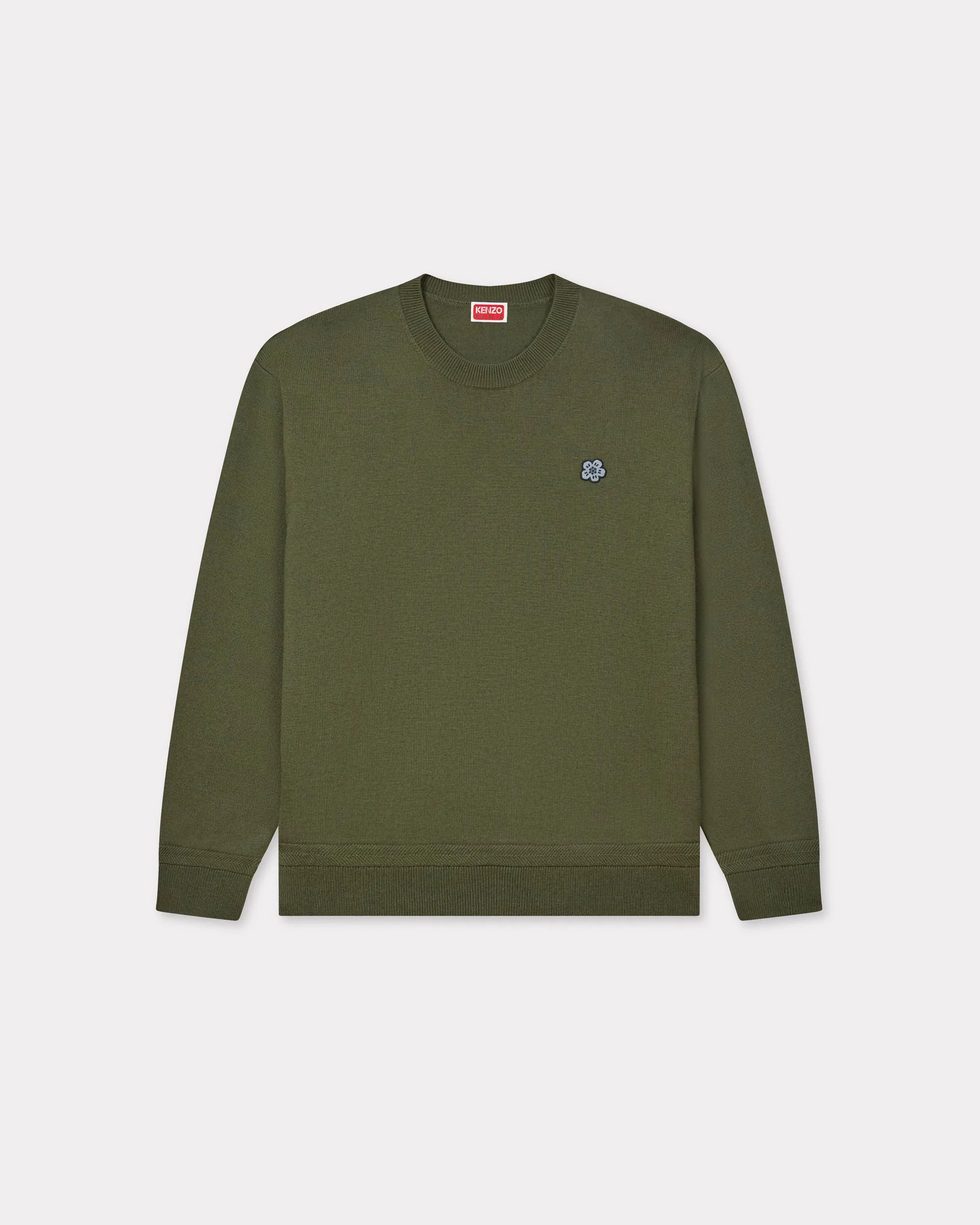 'Boke Flower' embroidered jumper in Merino wool - 1
