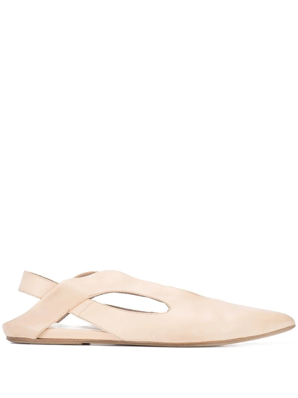 pointed slingback slipper - 1