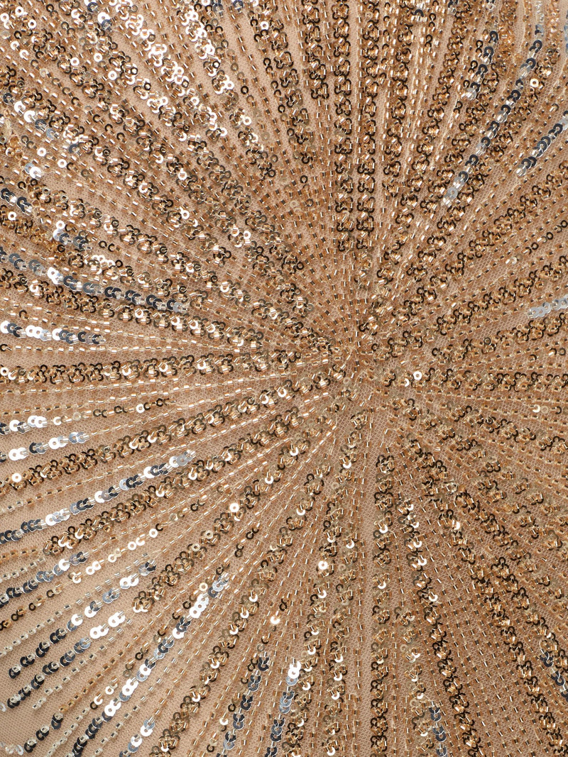 Women's Dahlia Crystal-Embellished Strapless Maxi Dress - Gold 7