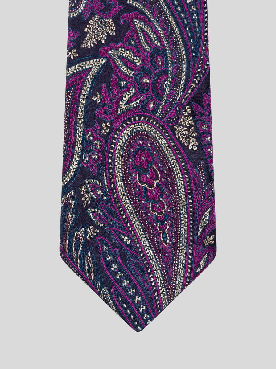 PAISLEY SILK JACQUARD TIE - 3