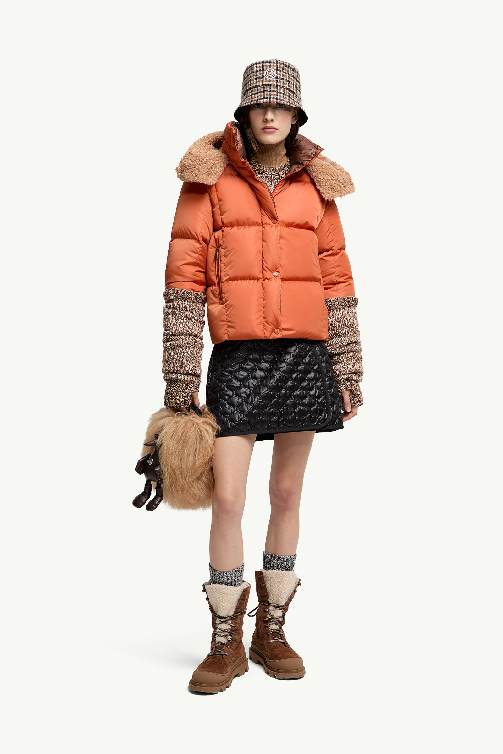 Castelnou Square-Quilted Hooded Short Down Jacket - 2