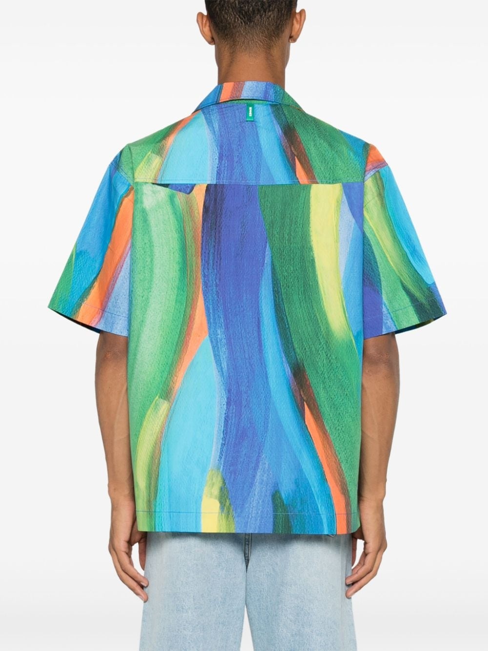 abstract-print shirt - 4