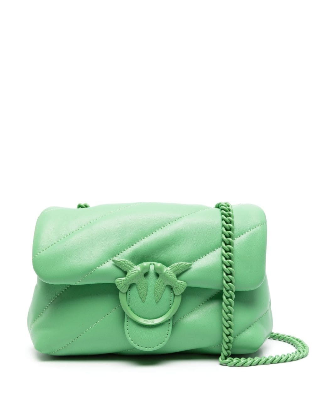 mini Love quilted shoulder bag - 1