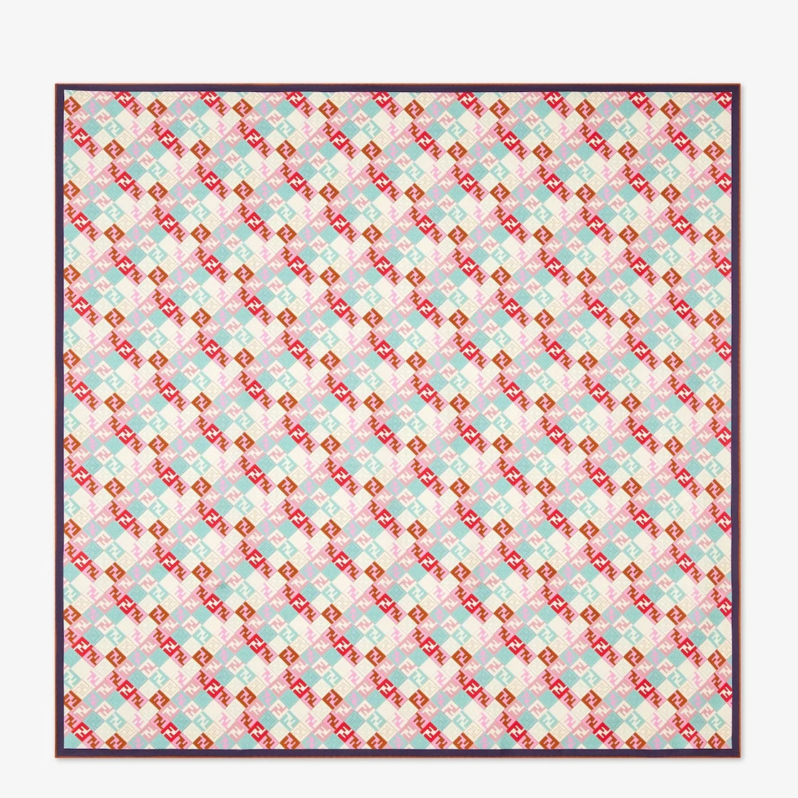 Fendi Foulard Green silk foulard - 1
