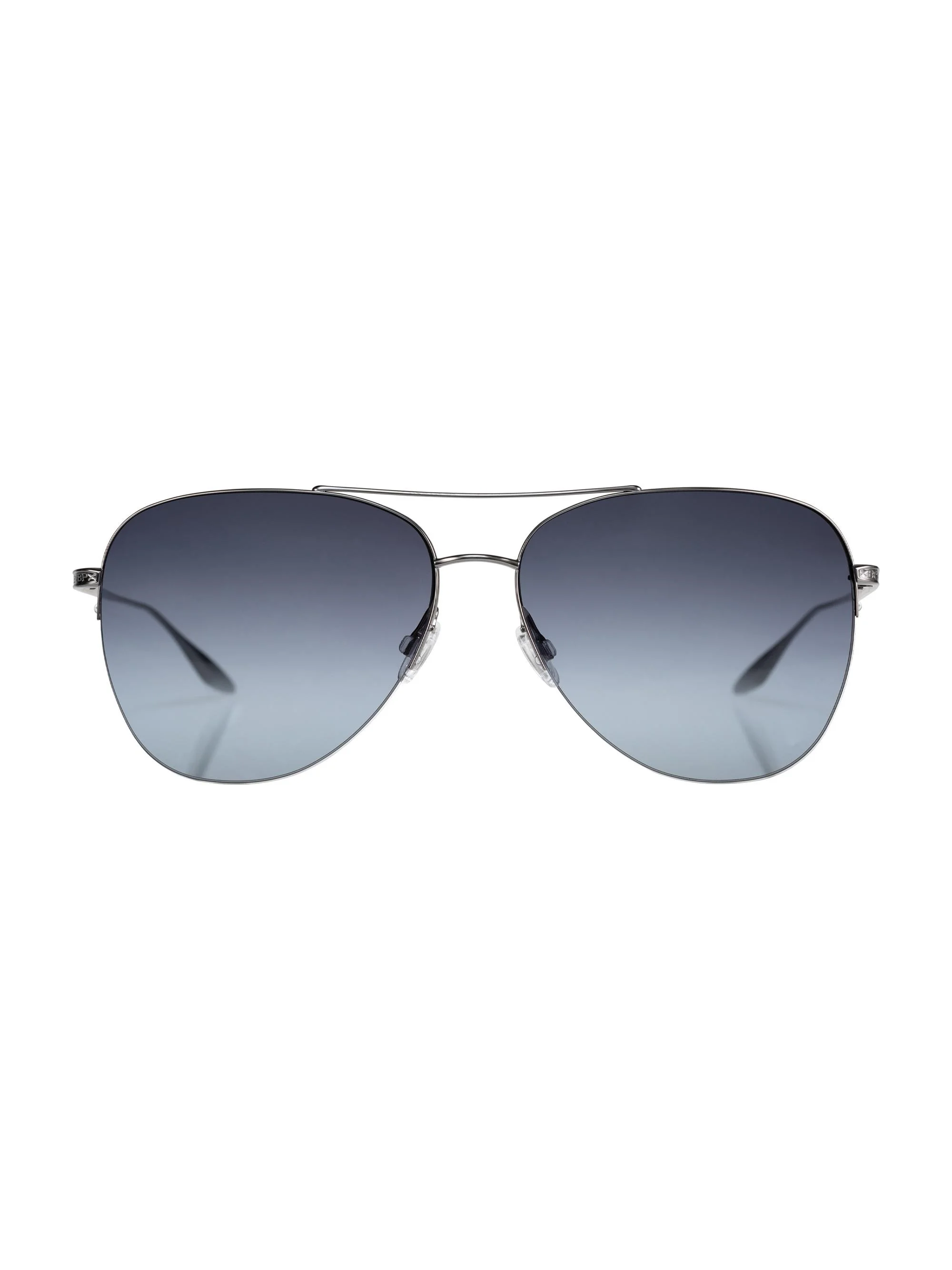 Men's Chevalier 57MM Aviator Sunglasses - Gun Metal Steel Blue - 1
