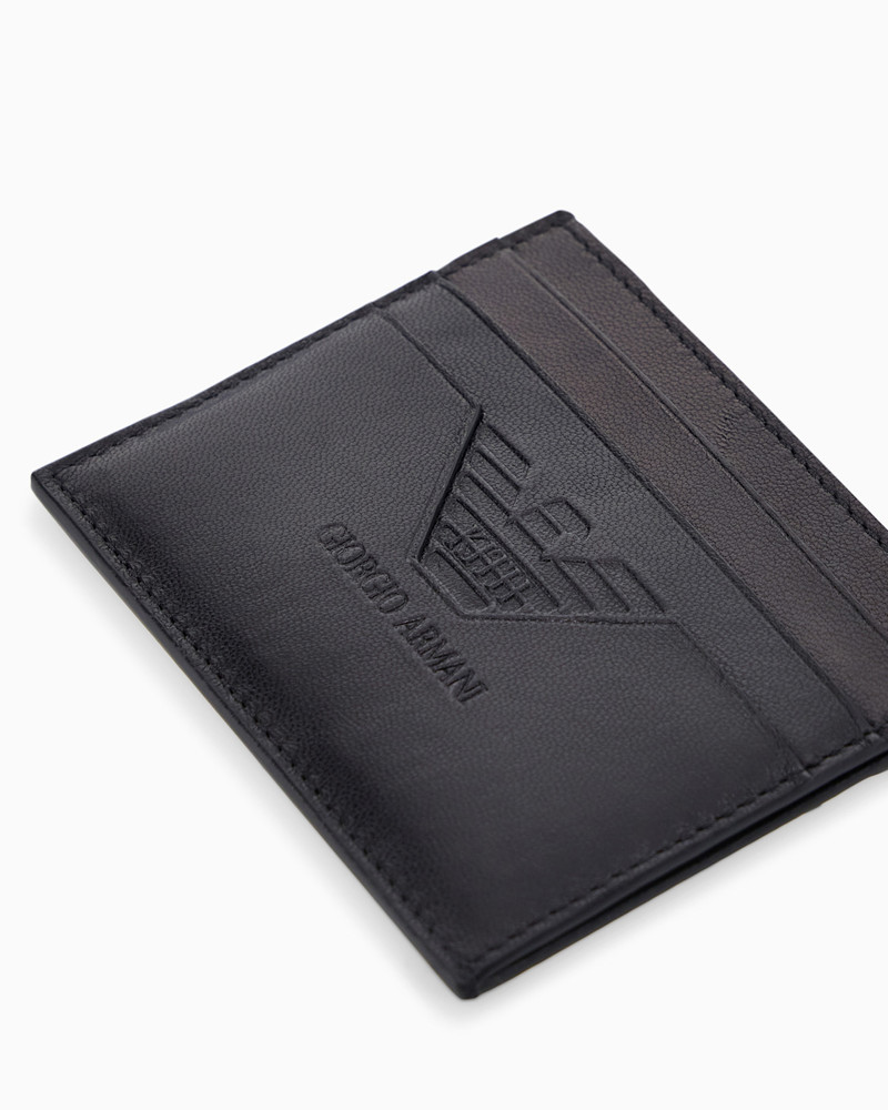 GIORGIO ARMANI X KITH SOFT NAPPA LEATHER CARD HOLDER 3
