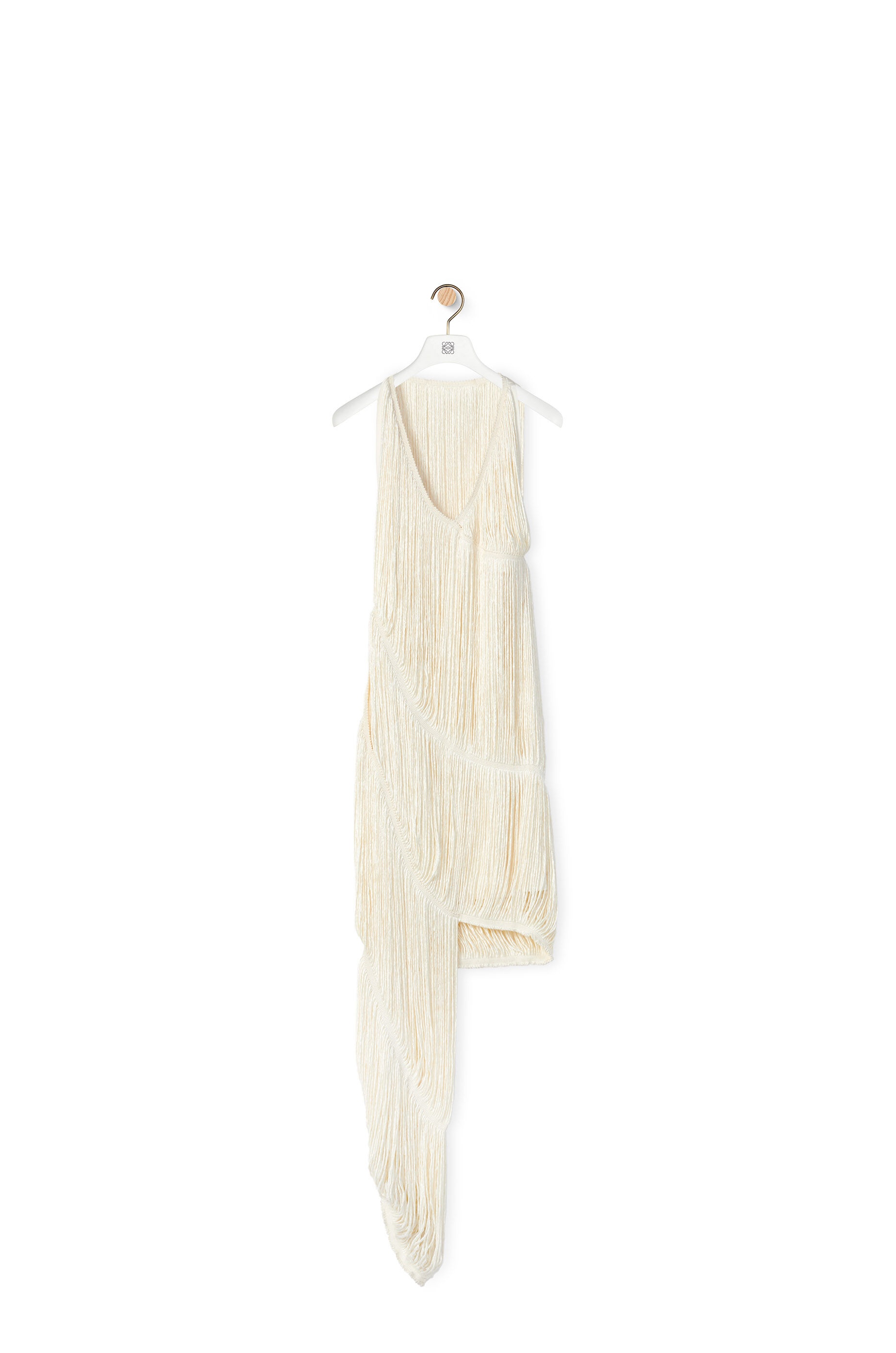 Fringed dress in silk - 1
