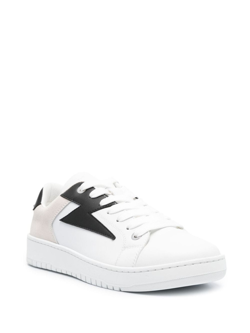 Neil Barrett Duran panelled leather sneakers outlook