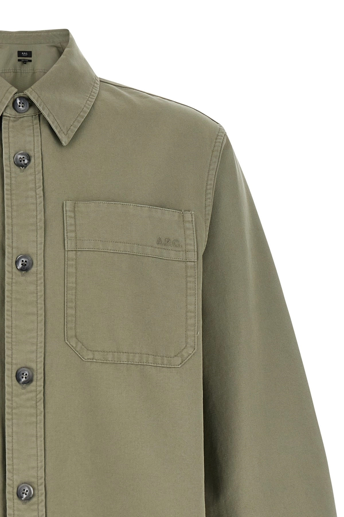 Logo embroidery shirt - 3