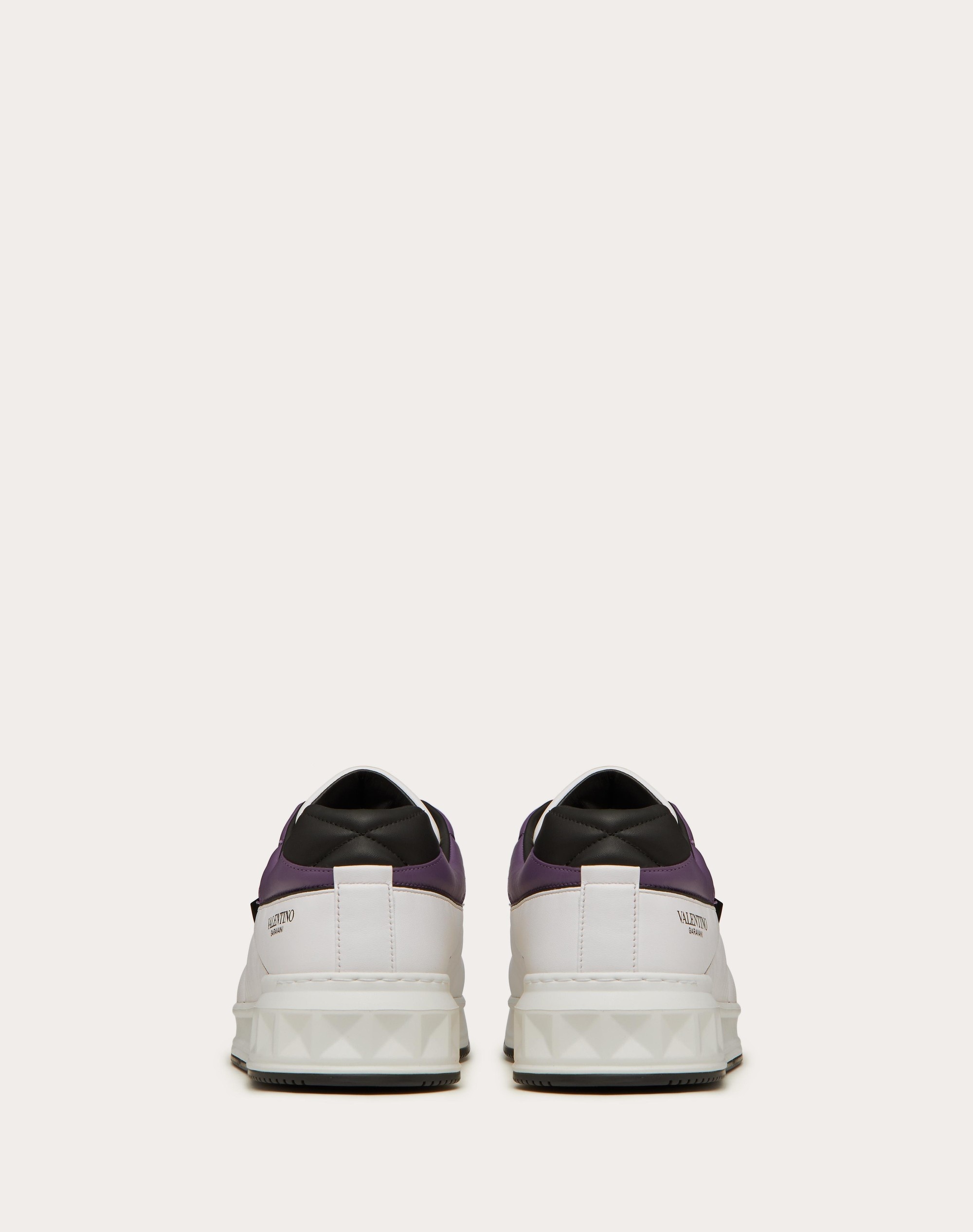 ONE STUD LOW-TOP NAPPA SNEAKER - 3
