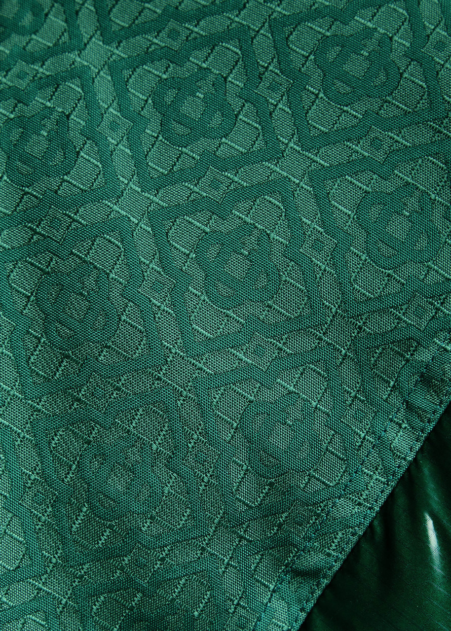 Casablanca Hooded Quilted Glossed Nylon Jacket - 5