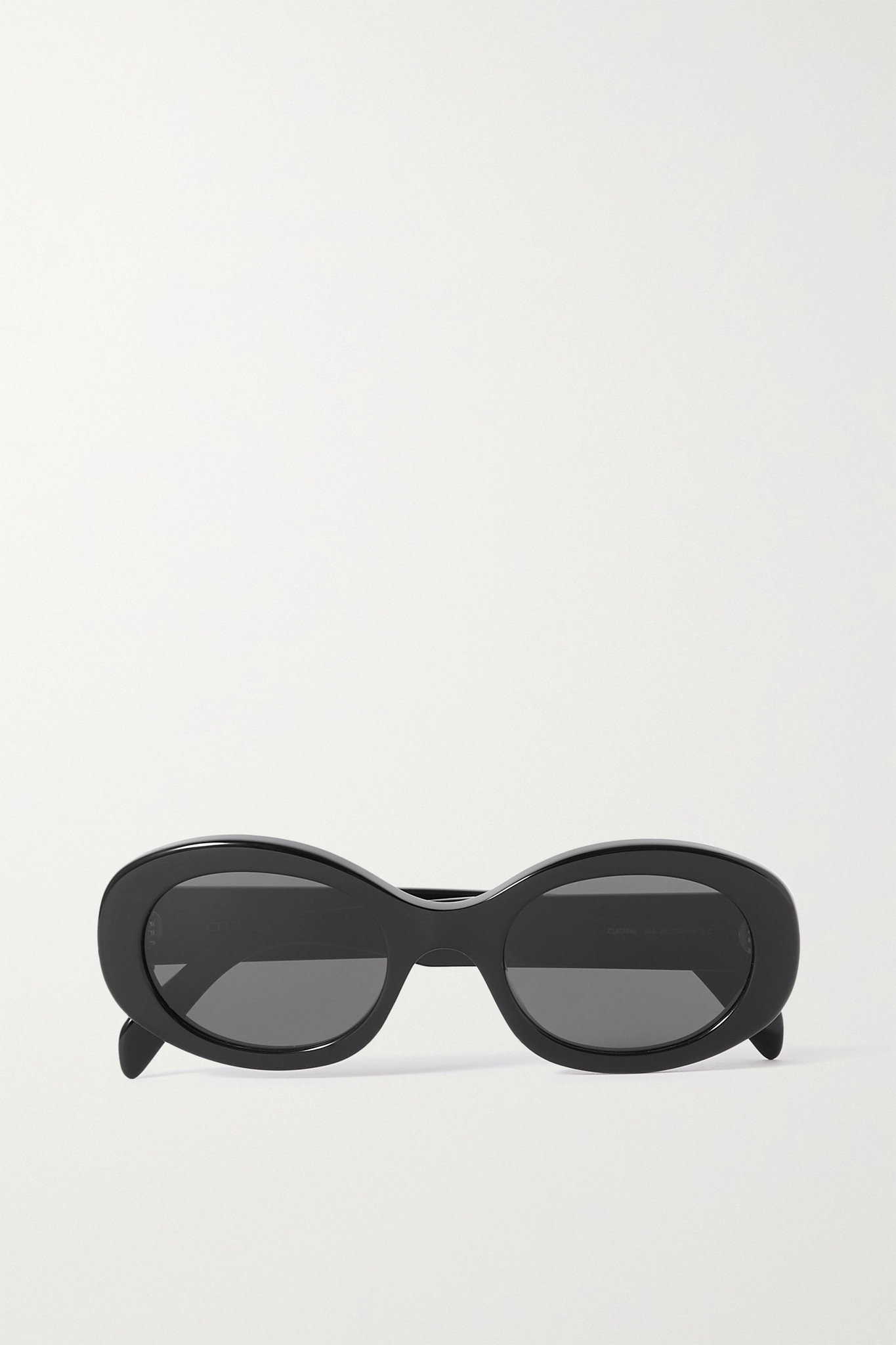 Oval-frame acetate sunglasses - 1