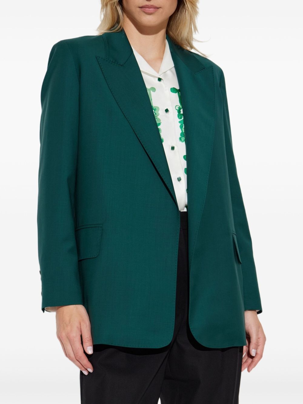 belted blazer - 3