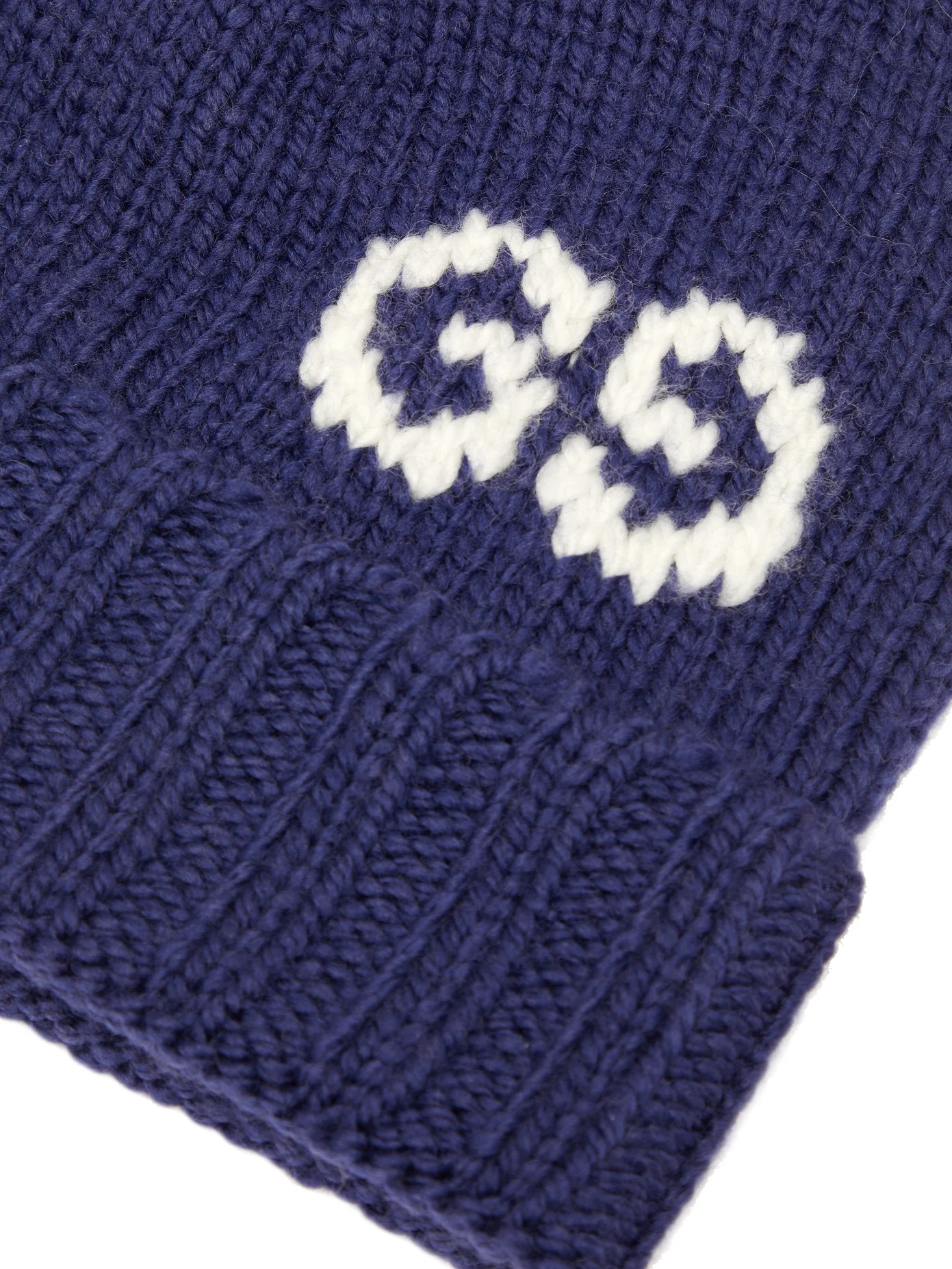 GG jacquard-logo wool beanie hat - 2