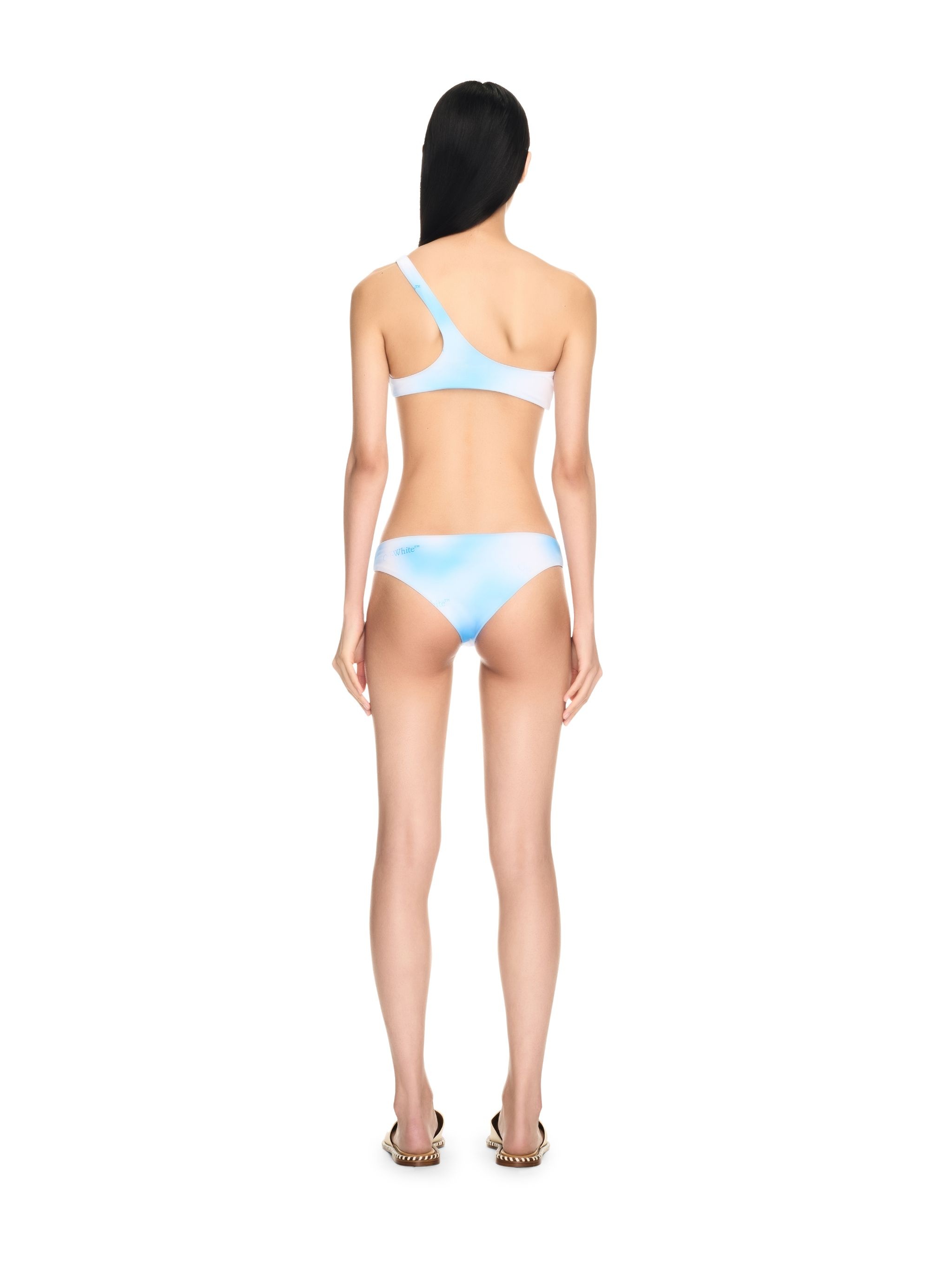 Gradient One Shoulder Bikini - 4