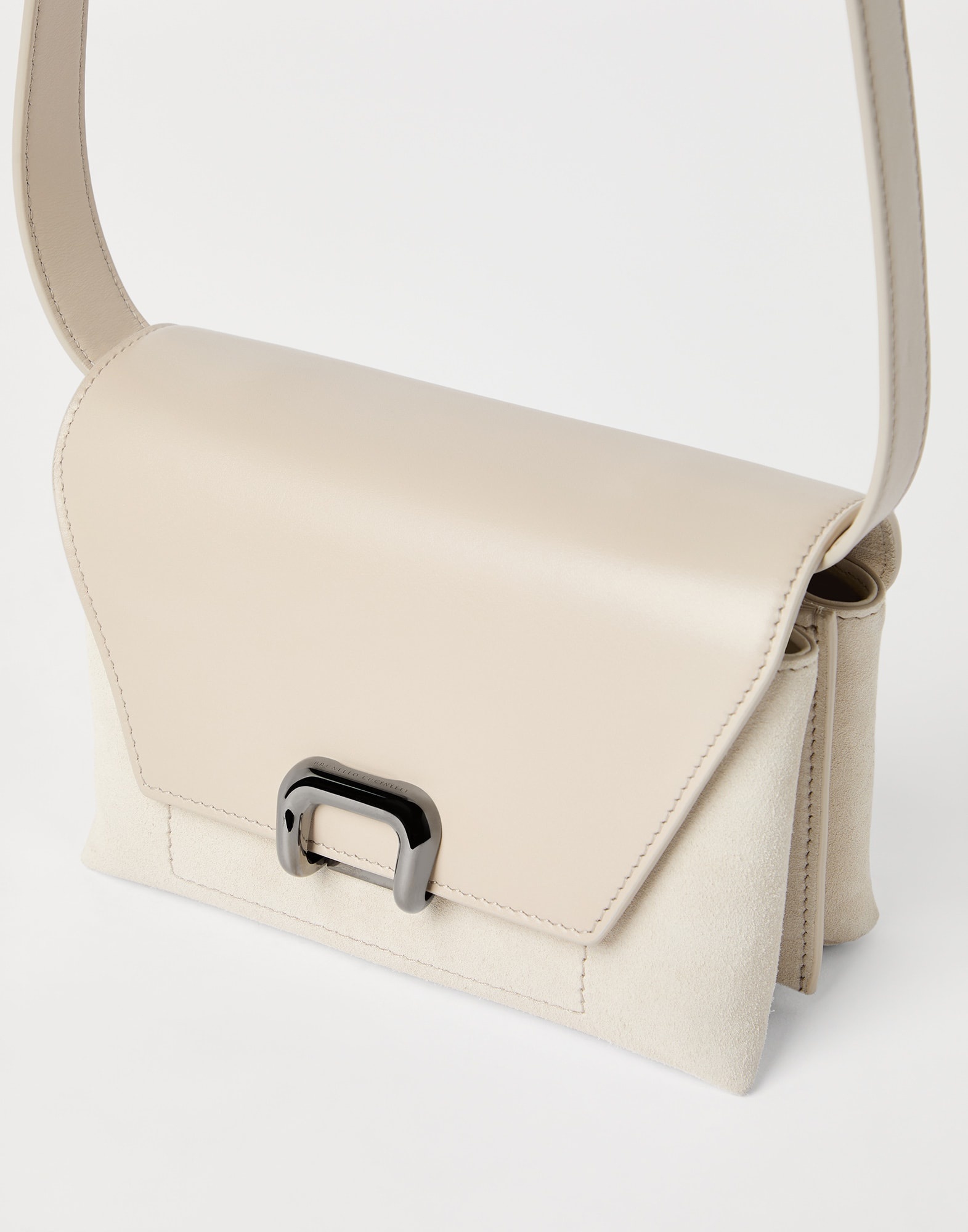 Sartorial small bag in suede and calfskin - 3