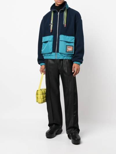 Ambush colour-block fleece jacket outlook