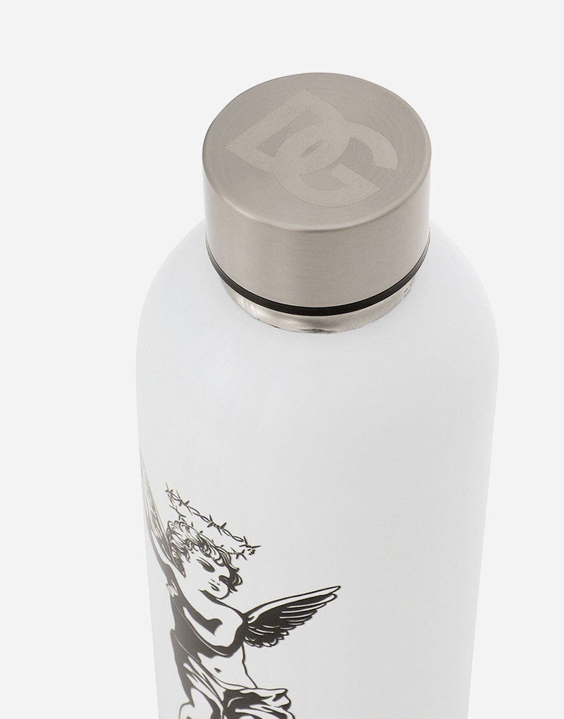 Faux leather bottle holder and bottle 3