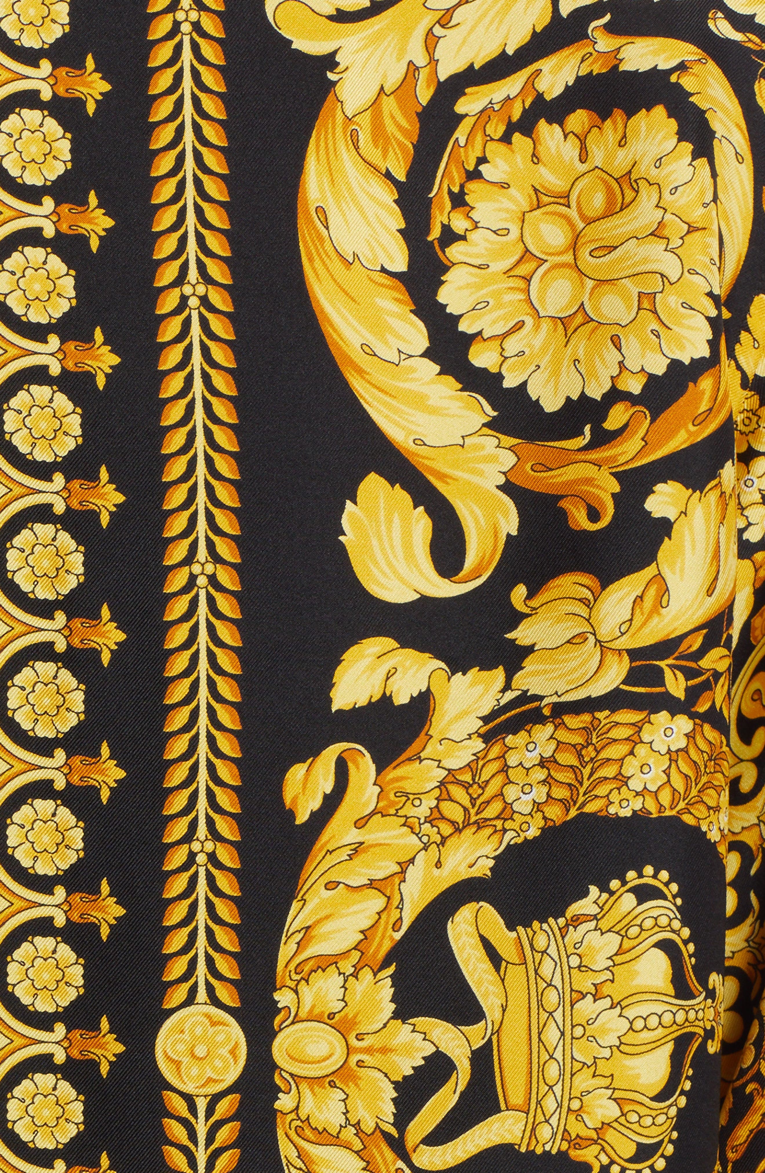 Barocco Silk Button-Up Shirt - 5