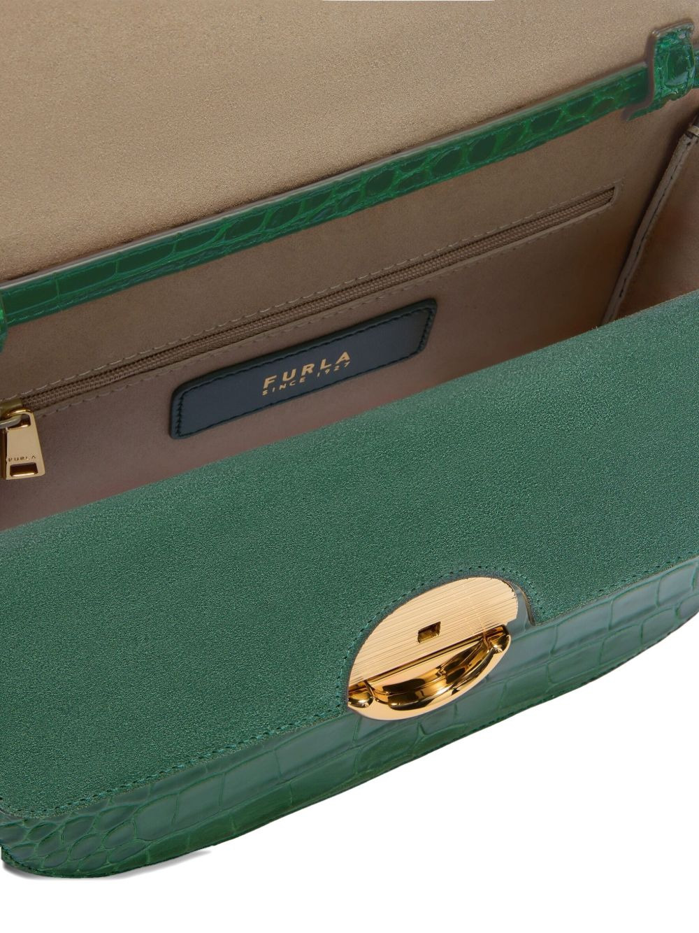 small Sfera crocodile-effect cross body bag - 5