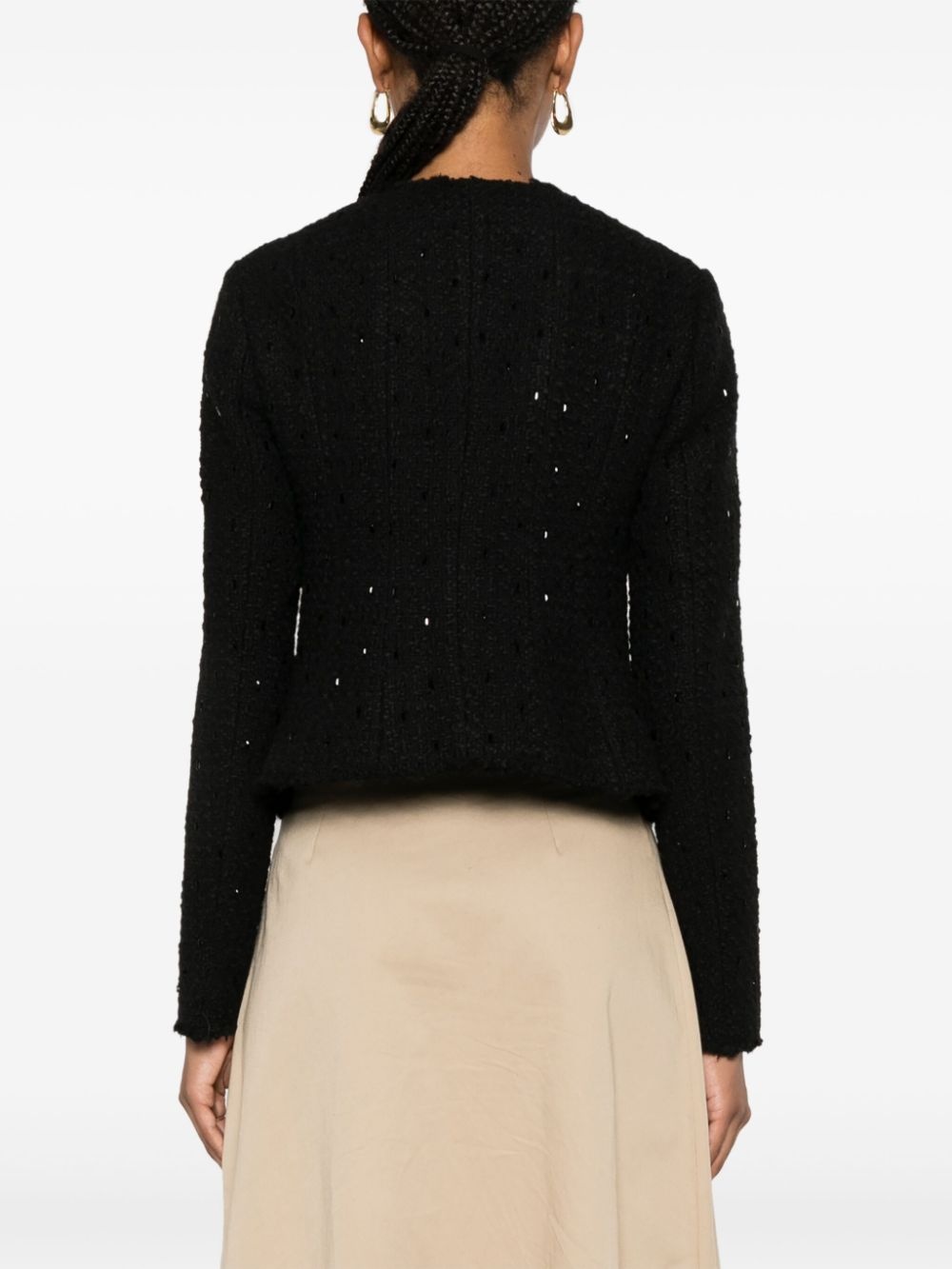 crystal-embellished jacket - 4