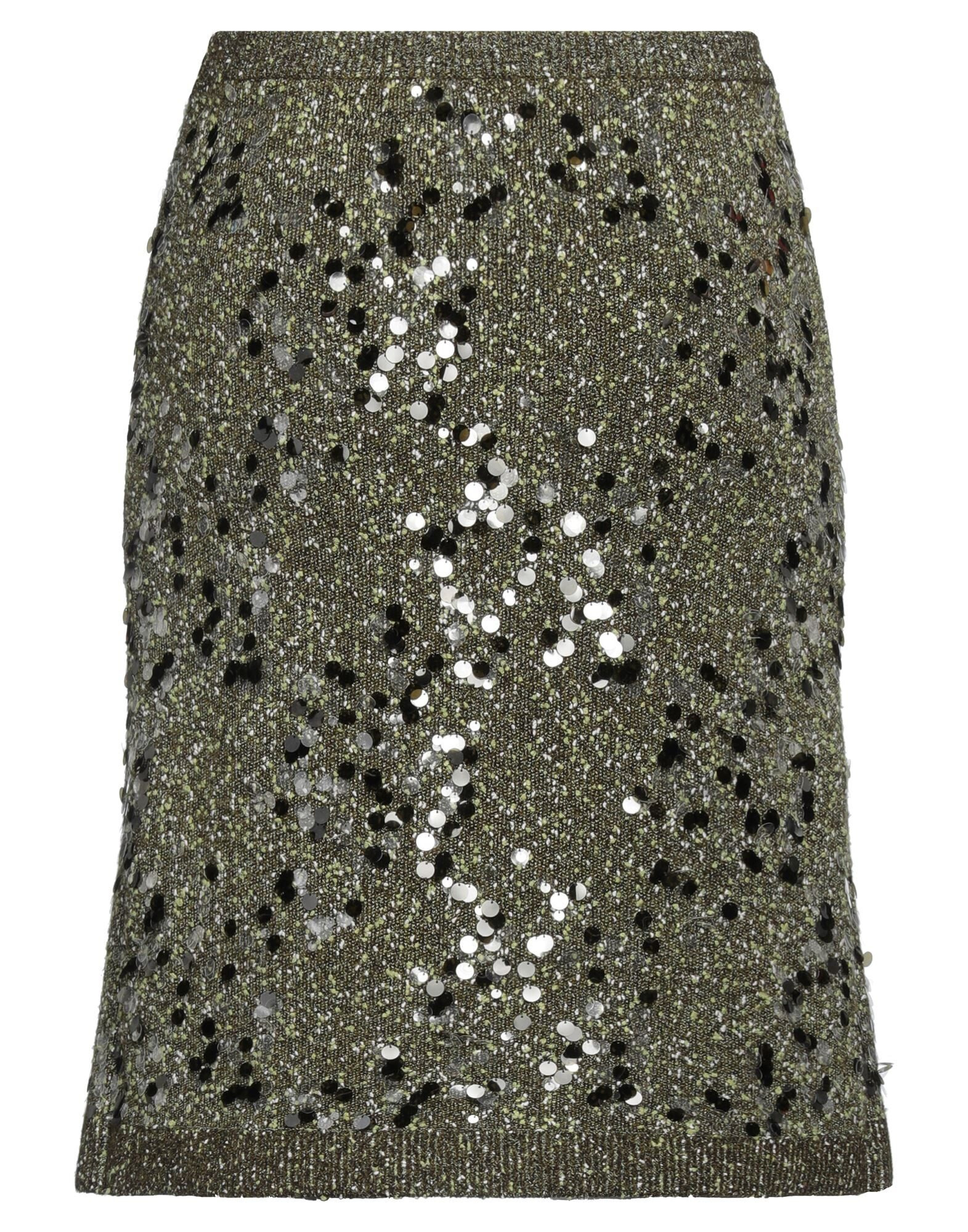 Military green Women's Midi Skirt - 2