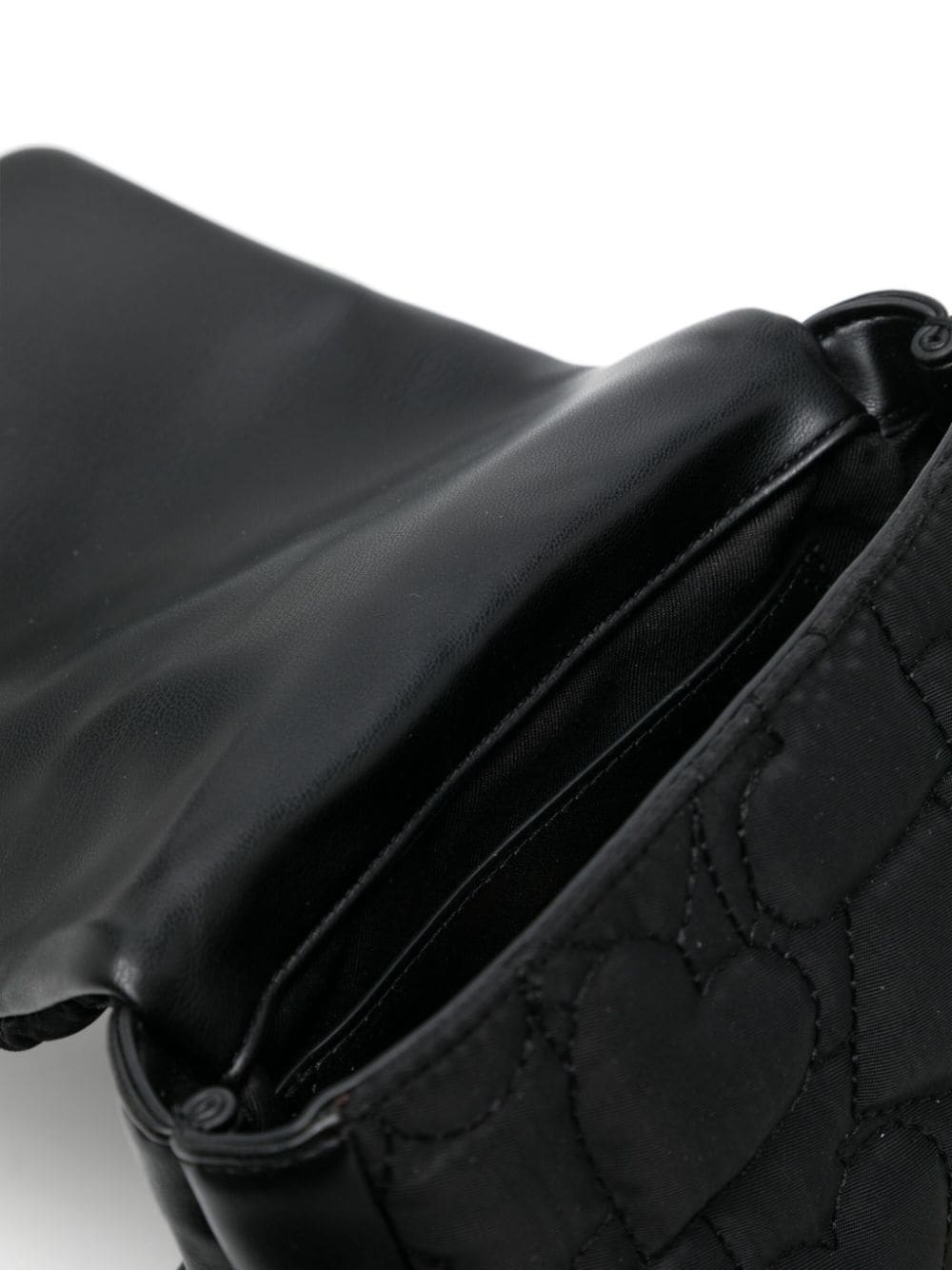 logo-plaque quilted crossbody bag - 5