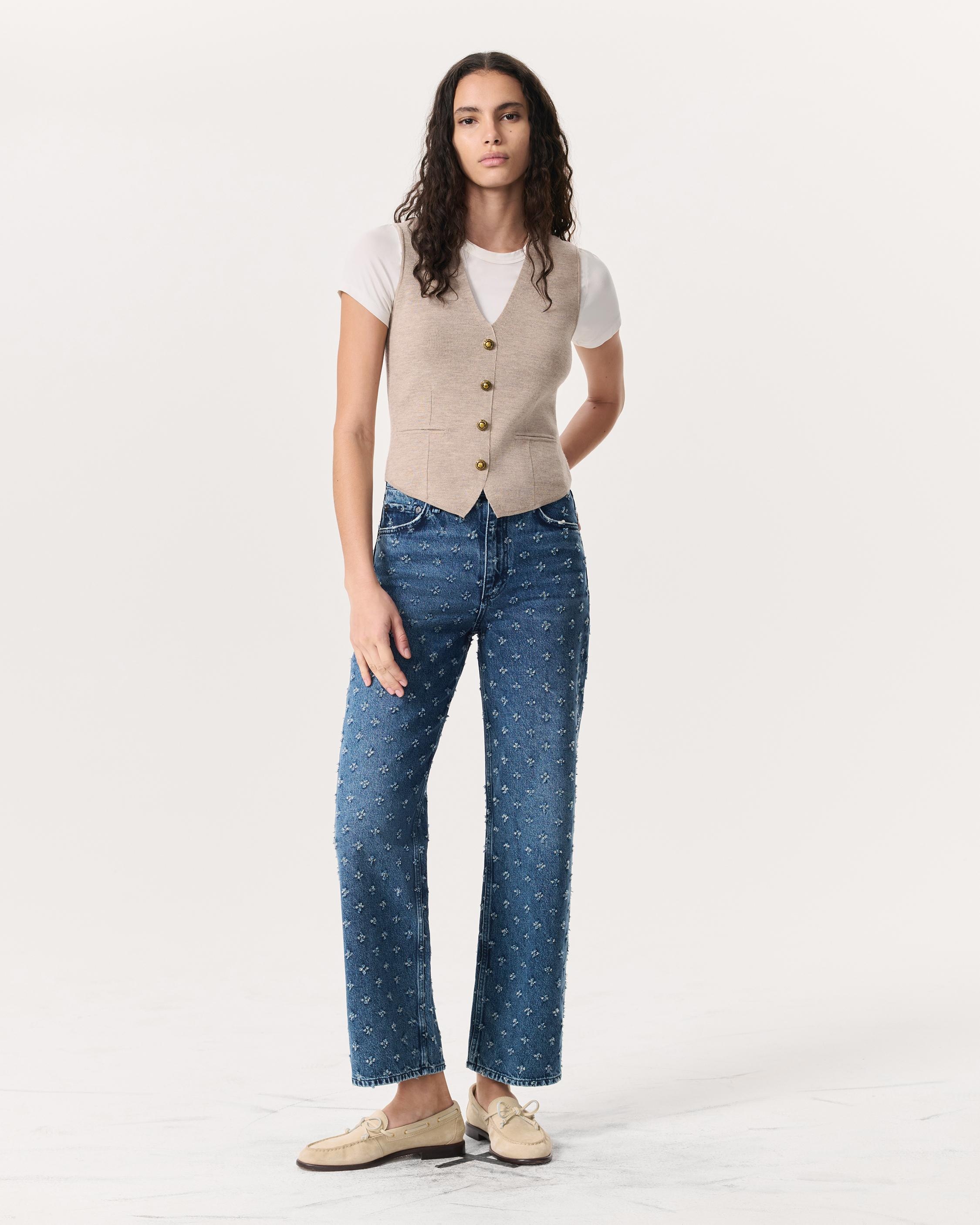 Ella Merino Wool-Blend Sweater Vest - 4
