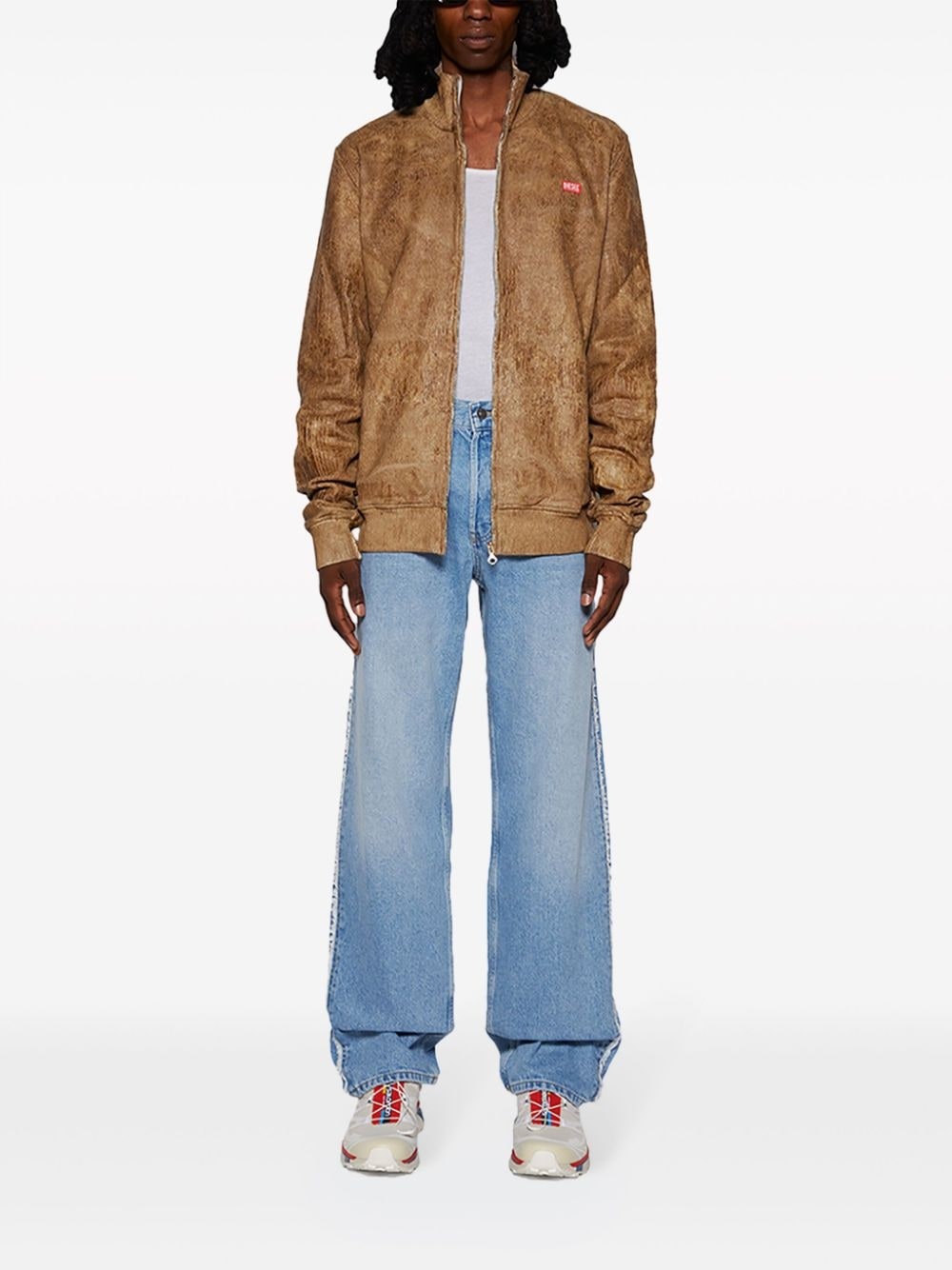 S-Nyce logo-patch bomber jacket - 2
