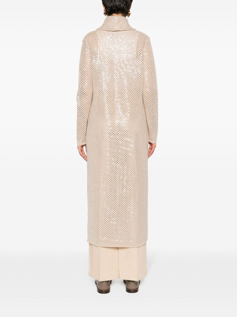 sequinned cashmere cardi-coat 4
