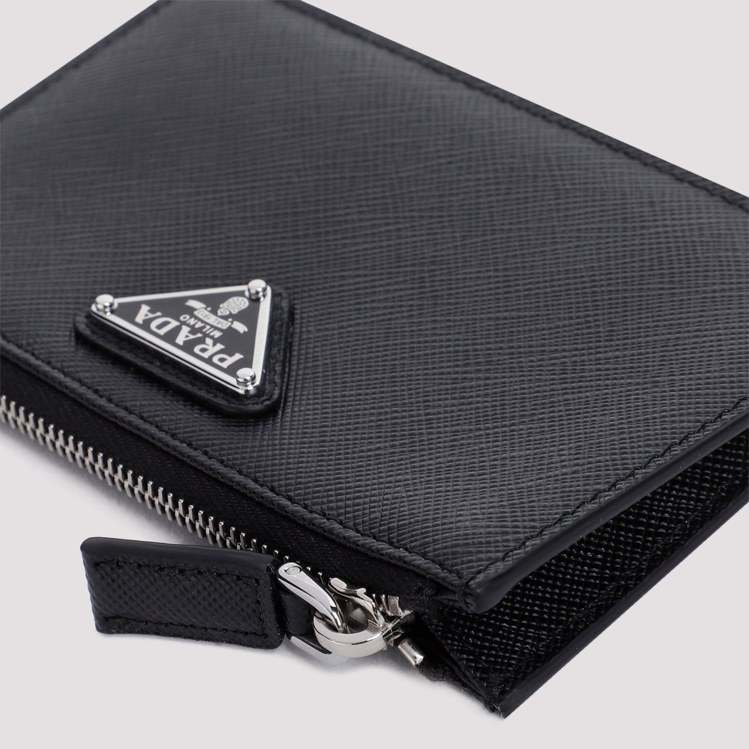 Prada Calf Leather Credit Card Case Men - 4