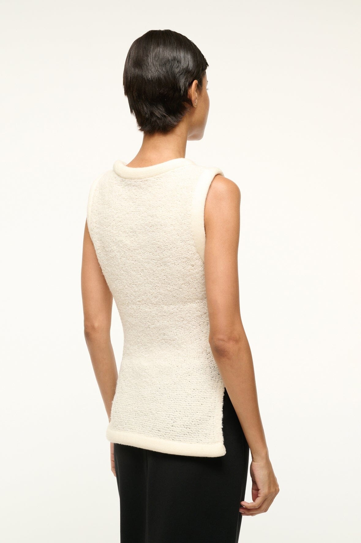 STAUD AERIN TOP IVORY - 5