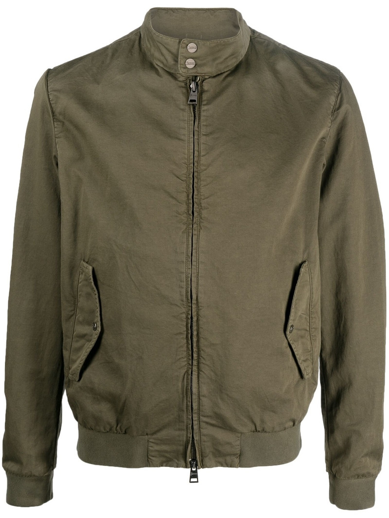 Cazadora cotton-linen bomber jacket 1