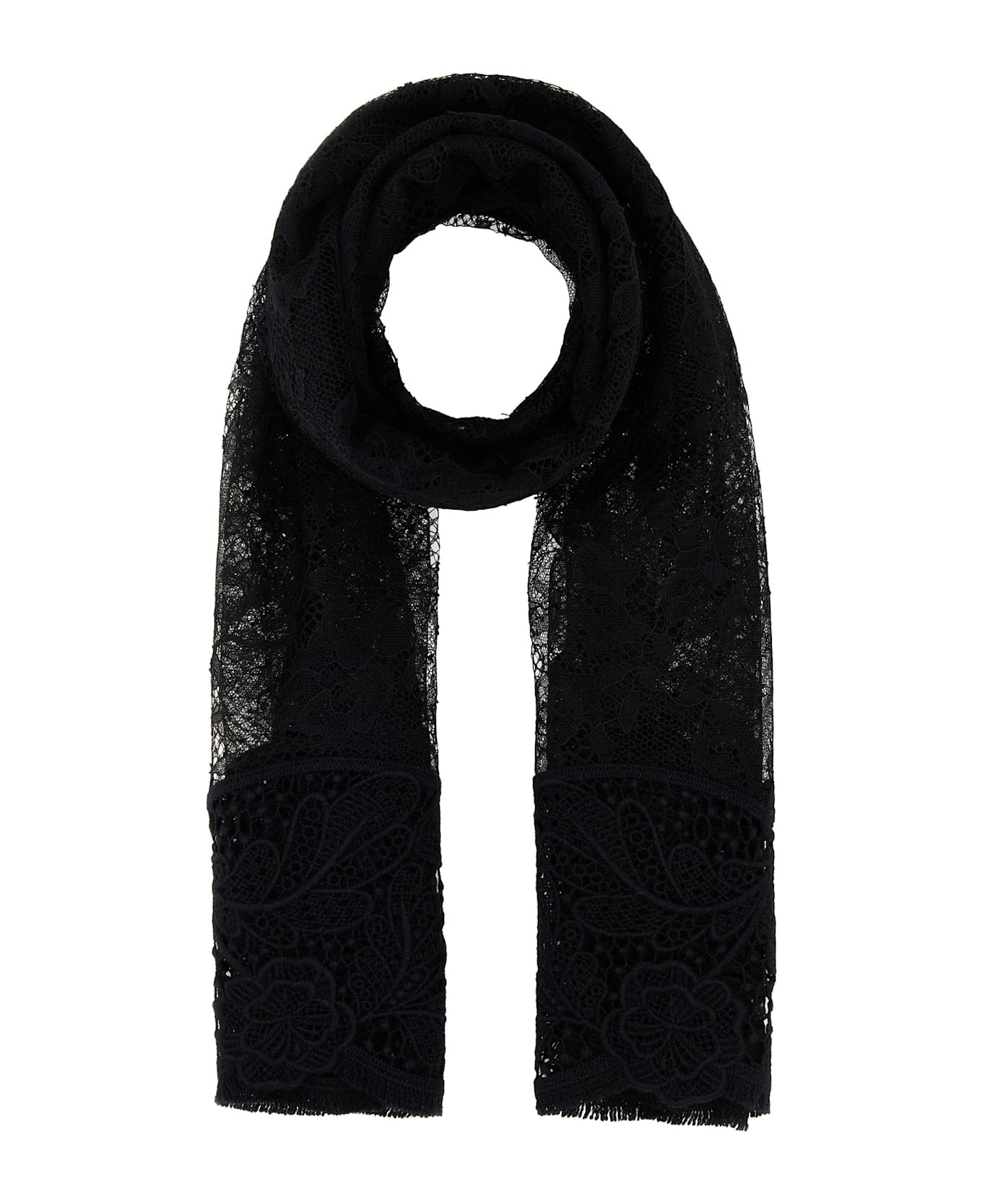 【関税&送料込】Valentino Garavani Stole Lace Seta-Lana Valentino Stole | Lace | Seta-lana/ | italist | REVERSIBLE