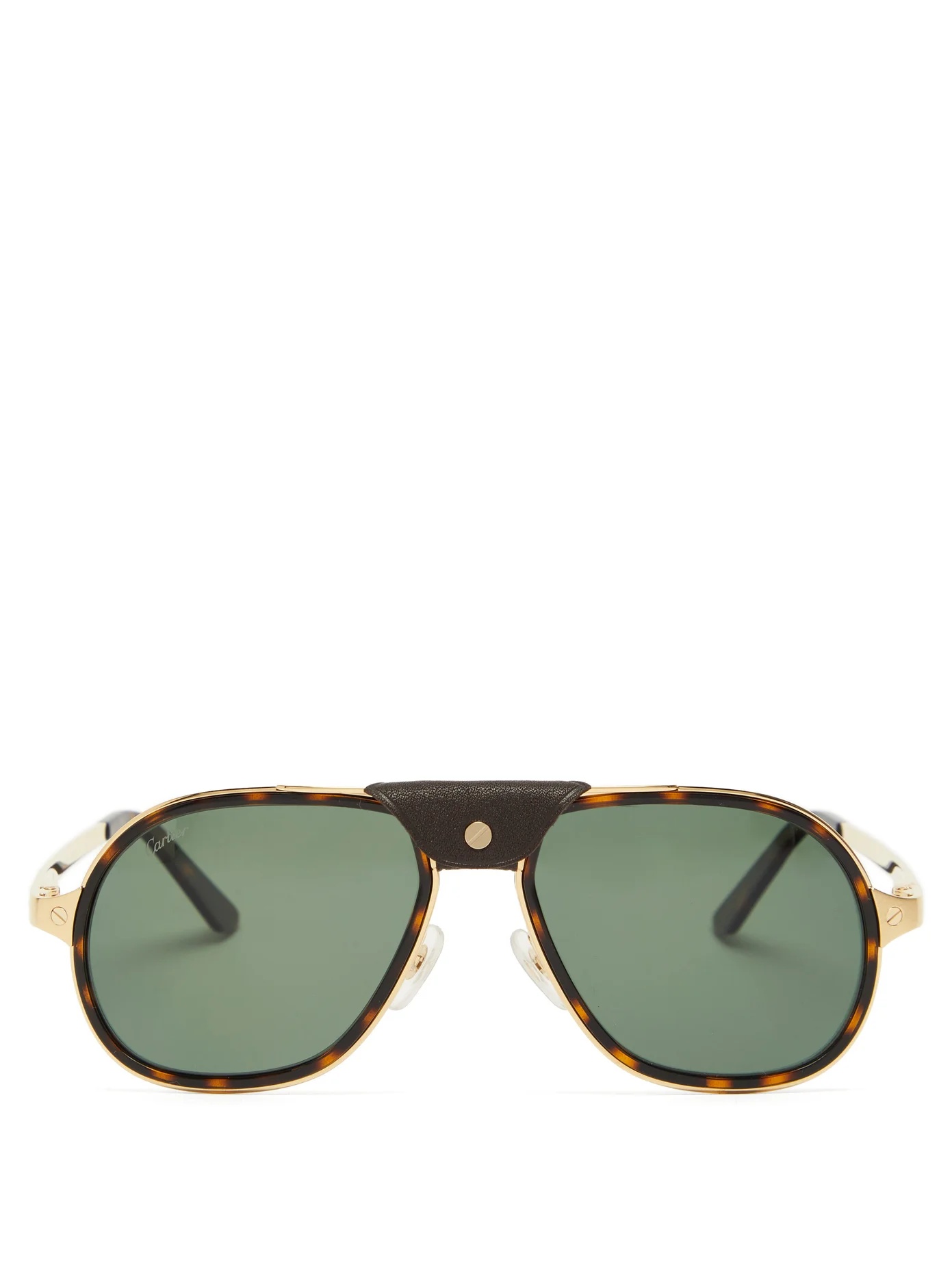 Santos de Cartier aviator acetate sunglasses - 1