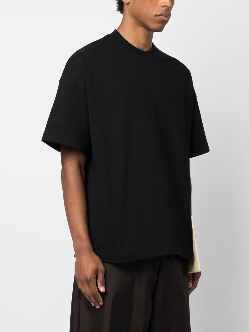 patch-detail cotton T-shirt - 3