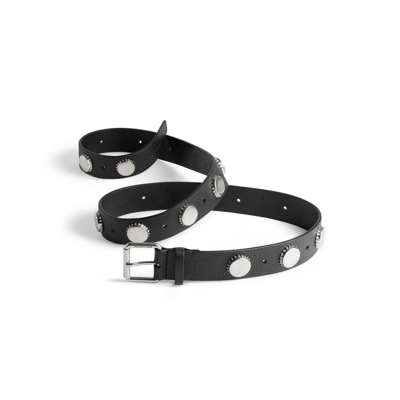 Men's Bottle Caps Belt  in Black 3