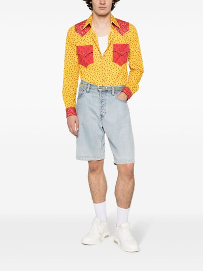 ERL fruit-print cotton shirt outlook