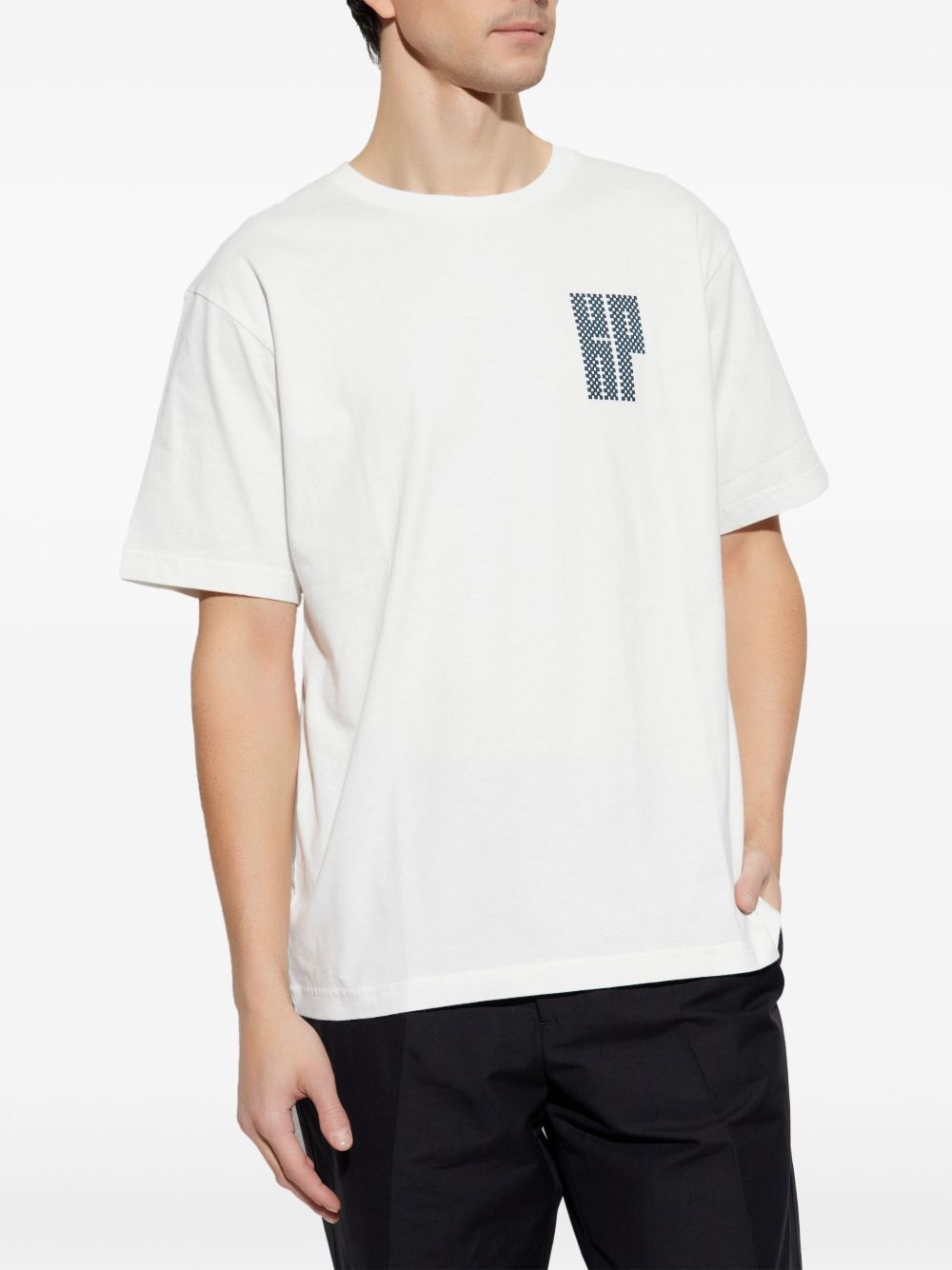 logo-print T-shirt - 3