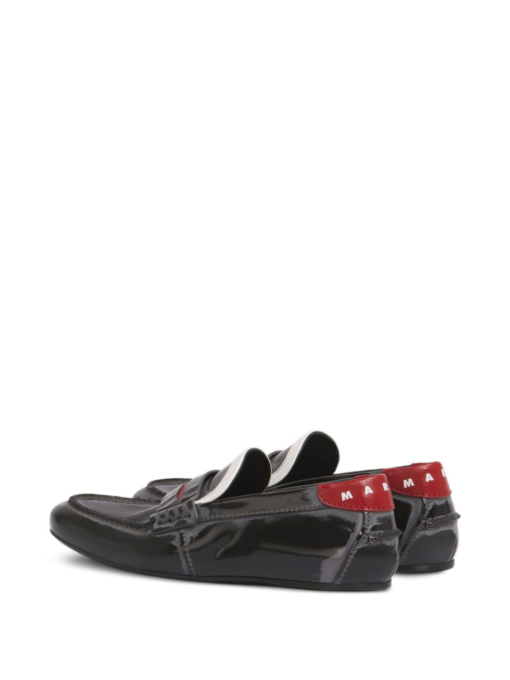 penny-strap leather loafers - 4