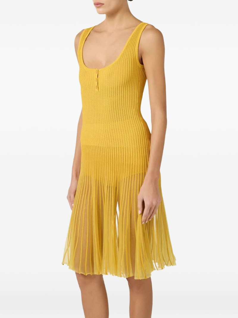 button plissé dress 4