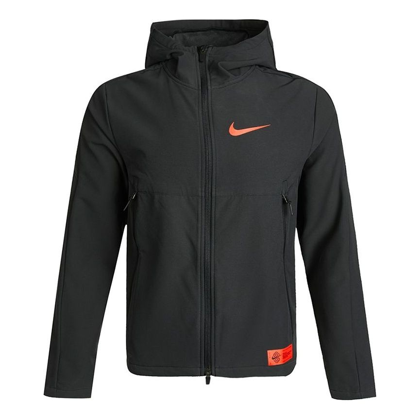 Nike Sports Training protection against cold Woven Hooded Jacket Black DH1384-010 - 1