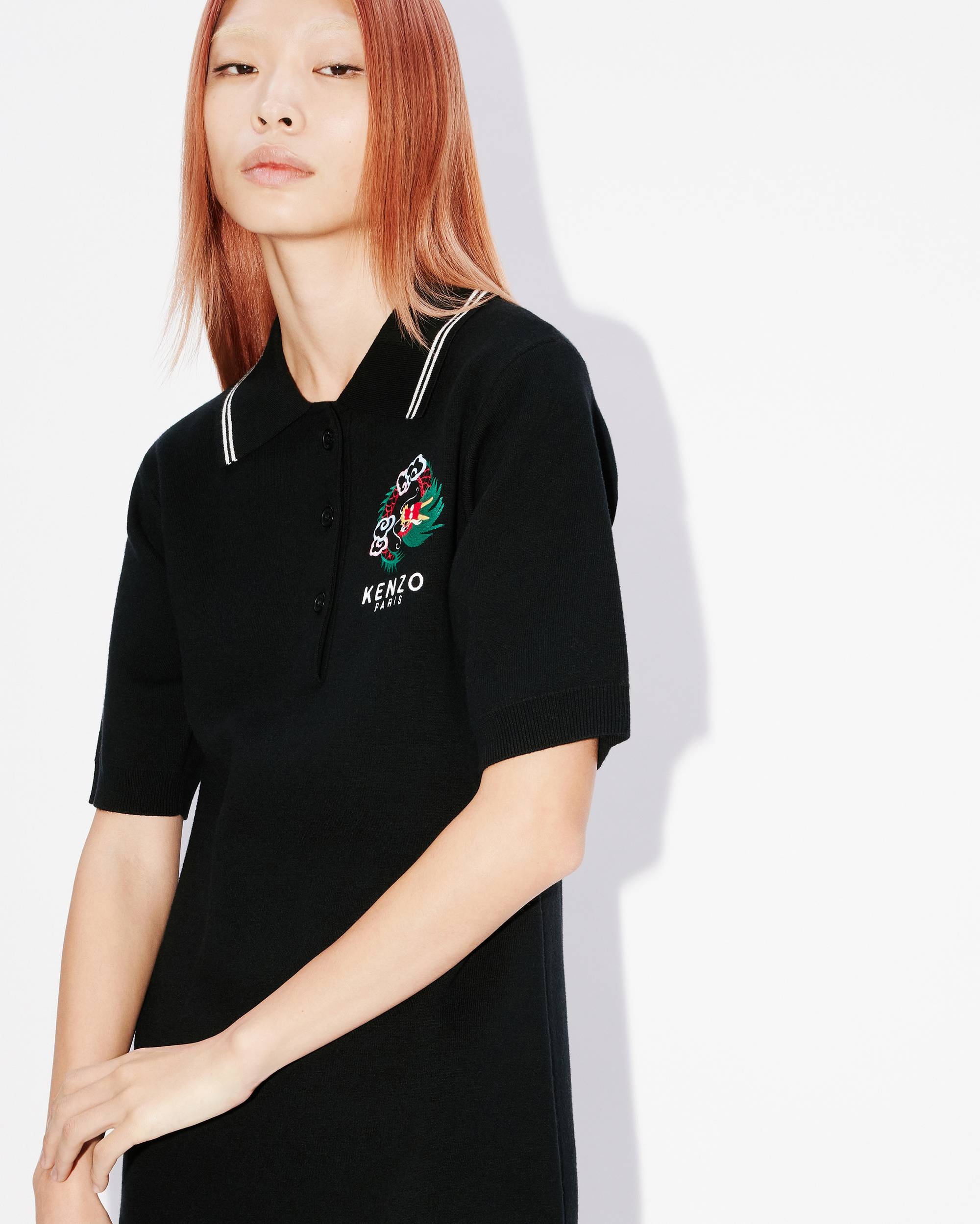 'Year of the Dragon' polo dress - 8
